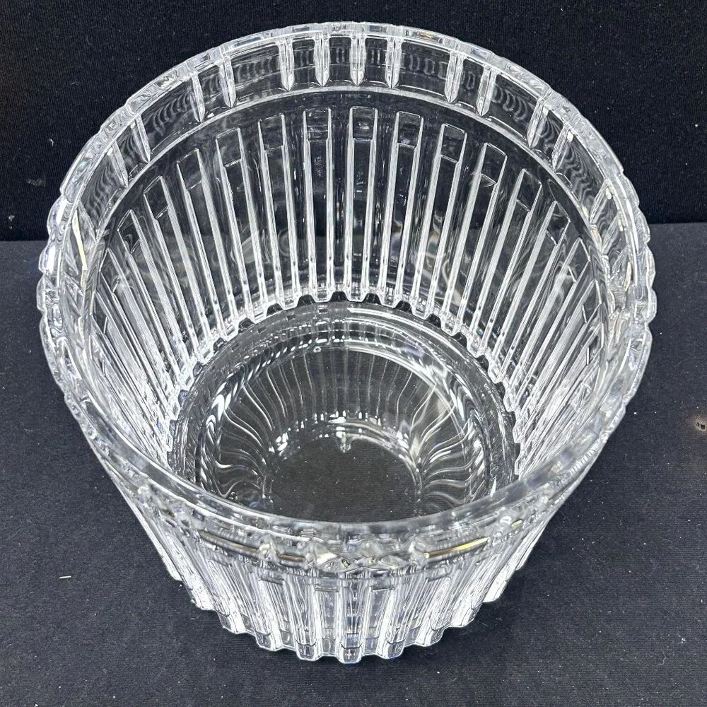Tiffany & Co. Crystal Vintage Champagne Wine Cooler Ice Bucket Atlas Pattern 8lb